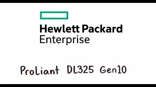 HPE ProLiant DL325 Gen10 Whiteboard Video cht