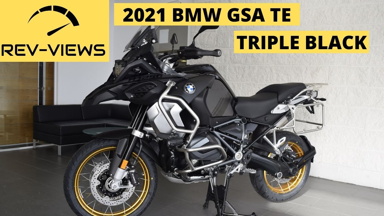 New 2021 BMW R 1250 GS Adventure TE - Triple Black - YouTube