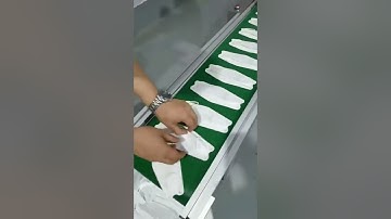 150 Pcs/min Automatic KF94 Fish Type Face Mask Making Machine  | Mask Built-in Sponge Strip Machine