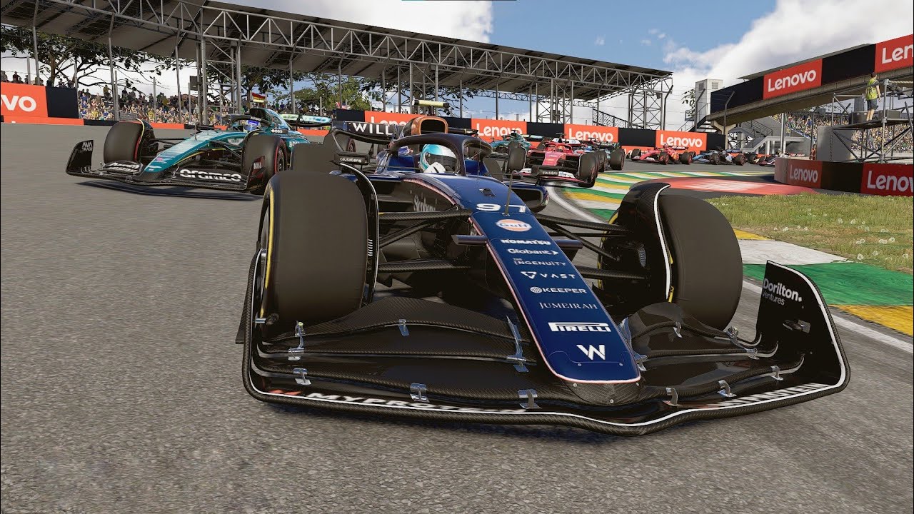 EL RAYO AZUL DANDO AMOR Y PAZ EN GP BRASIL - F1 24 - #45 - KEVJOC