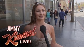 Pedestrians Answer Miss USA Questions