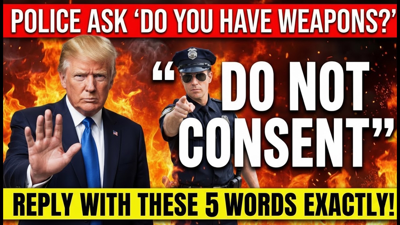 The 5 Words Lawyers Recommend When Police Ask About Weapons