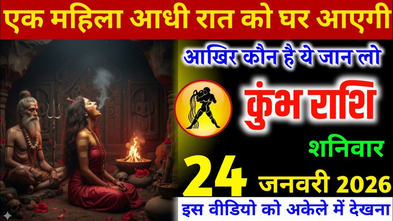 कुम्भ राशि वालों एक महिला आधी रात को आपके घर आएगी, आखिर कौन है यह अभी जान लो। Kumbh Rashi