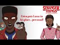 Erica Confronts Lucas in Stranger Things Animation