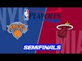 NBA 2K14 Simulation Of 2014 Playoffs 4 New York Knicks Vs 1 Miami Heat Game 5 ECSF 