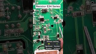 Understanding E24 Resistor Codes #electronicslearning #electronicsbasics #resistors