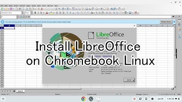 Install LibreOffice on Chromebook Linux