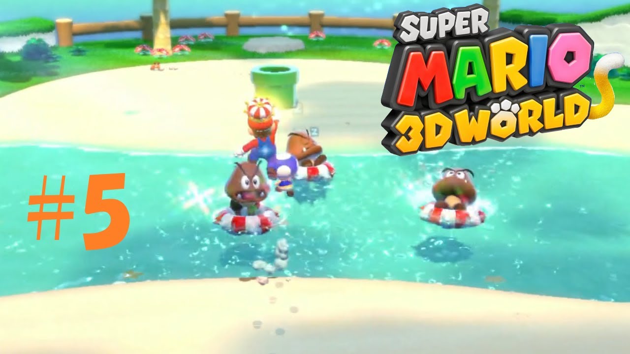 ててとむ】クリボー！海水浴しようZE☆『スーパーマリオ3Dワールド#5