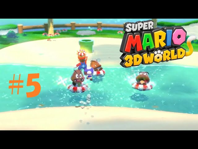 ててとむ】クリボー！海水浴しようZE☆『スーパーマリオ3Dワールド#5
