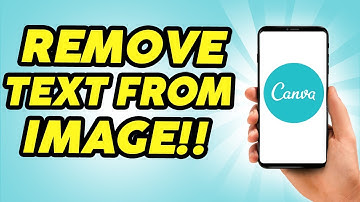 How to Remove Text From Image in Canva - 2024