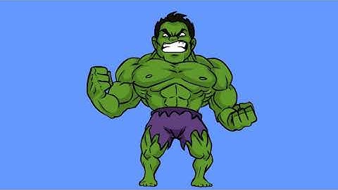 Hulk Animation | Learn 2D and 3D Animation Online Course fro Pepper Animation