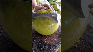 Fast hands. Clean cut. Global money 💸🥥🌴#coconut#asmr#satisfying#oddlysatisfying#foodprocess