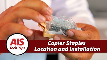 Where Are the Staples Inside My Copier and How Do I Install Them?