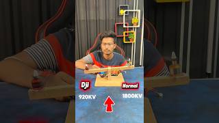 DJI 920KV vs 1800KV BLDC Motor 🔥 Power Test Battle! #shorts #diy #experiment