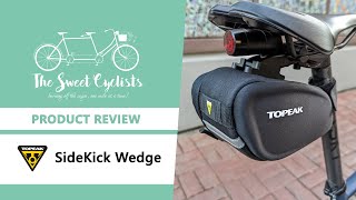 Topeak SideKick Wedge Pack Bike Saddlebag Review - feat. QuickClick Adapter + Duo Fixer Compatible