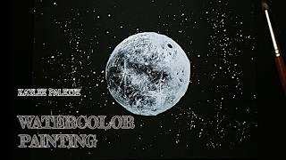 [[super easy | how to paint watercolor tutorial for beginners moon
step by ]] ❤ hello everyone! i'm kaylee. i am soooo happy show you
my watercol...