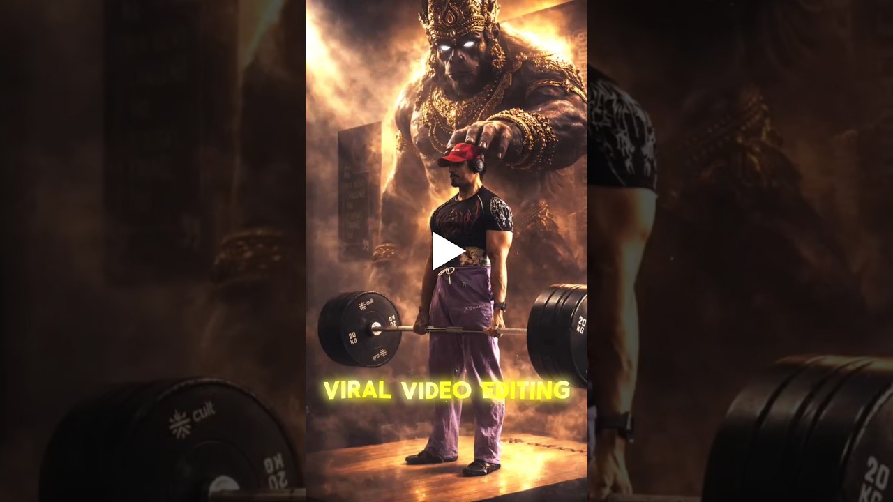 Gym Hanuman ji Video Edit 😍🔥 | Capcut Trending Reels Editing Tutorial