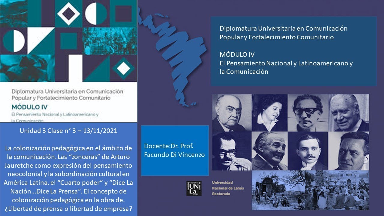 Clase n° 3 - 13/11/2021 - El Pensamiento Nacional y Latinoamericano y ...
