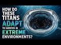 How do these titans adapt to survive in extreme environments?
