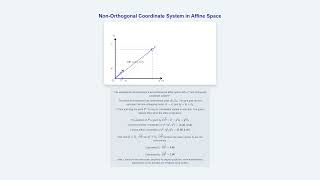 the difference between orthogonal and non orthogonal coordinate systems