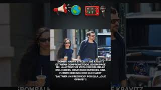 Harry Styles y Zoë Kravitz: ¿Se viene el compromiso? ¡Mirá el anillo! 💍