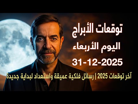 نهاية عام وبداية وعي جديد توقعات الأربعاء 31 ديسمبر 2025 سعيد مناع