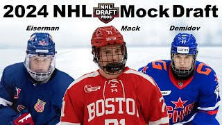 2024 NHL MOCK DRAFT | Top 16 Lottery Picks