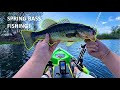 Spring Bass Fishing from Kayak!