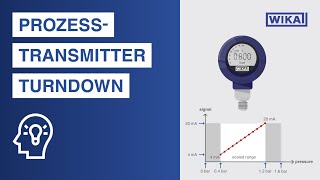 Was ist der Turndown bei Prozesstransmittern? | Vorteile der Turndown-Funktion