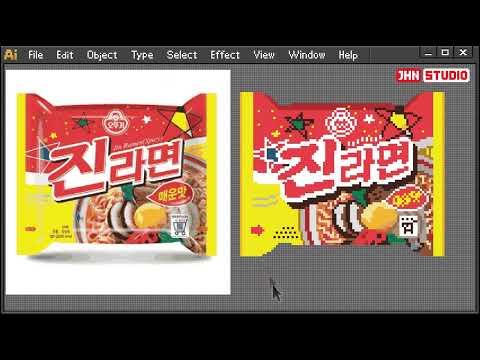 <strong>Pixel</strong> <strong>Art</strong> / K-Noodle Series (진라면)