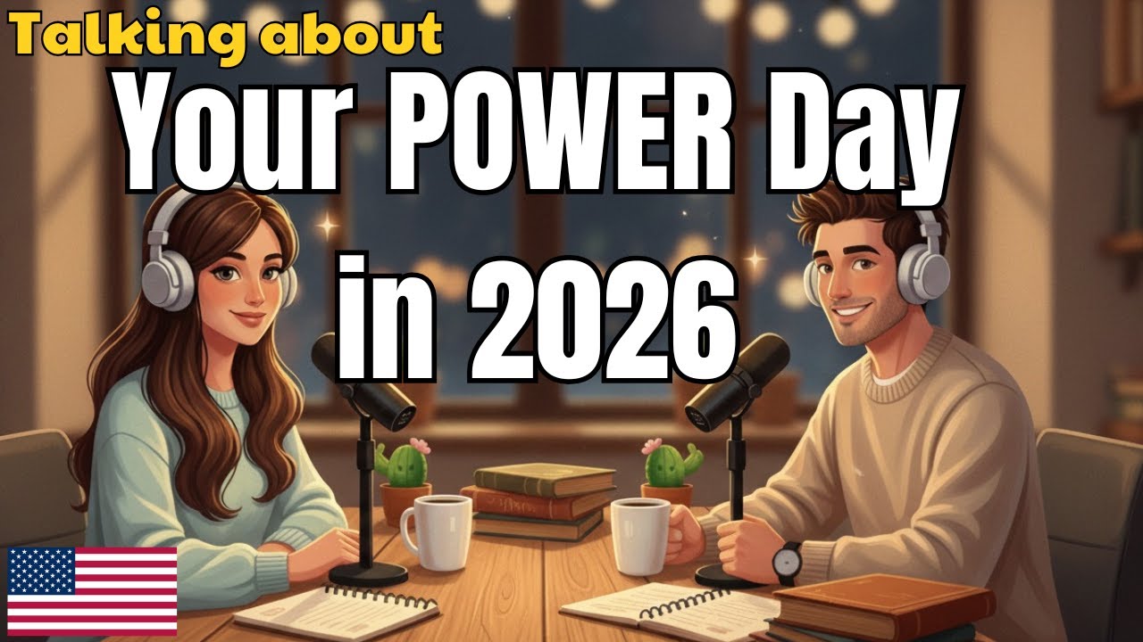 Talking About Your POWER Day in 2026 in English | Learn English with Podcast | Podcast Conversation