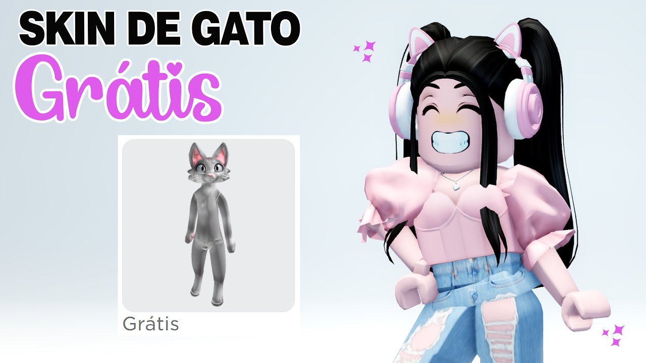 como ter a foto de perfil do Roblox de gatinho de GRAÇA AGORA!! 