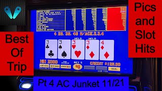 Best Pictures and Slot Hits!(Part 4)(AC Junket)(Video Poker)(Nov. 2021 Junket Highlights)(S6:P4)
