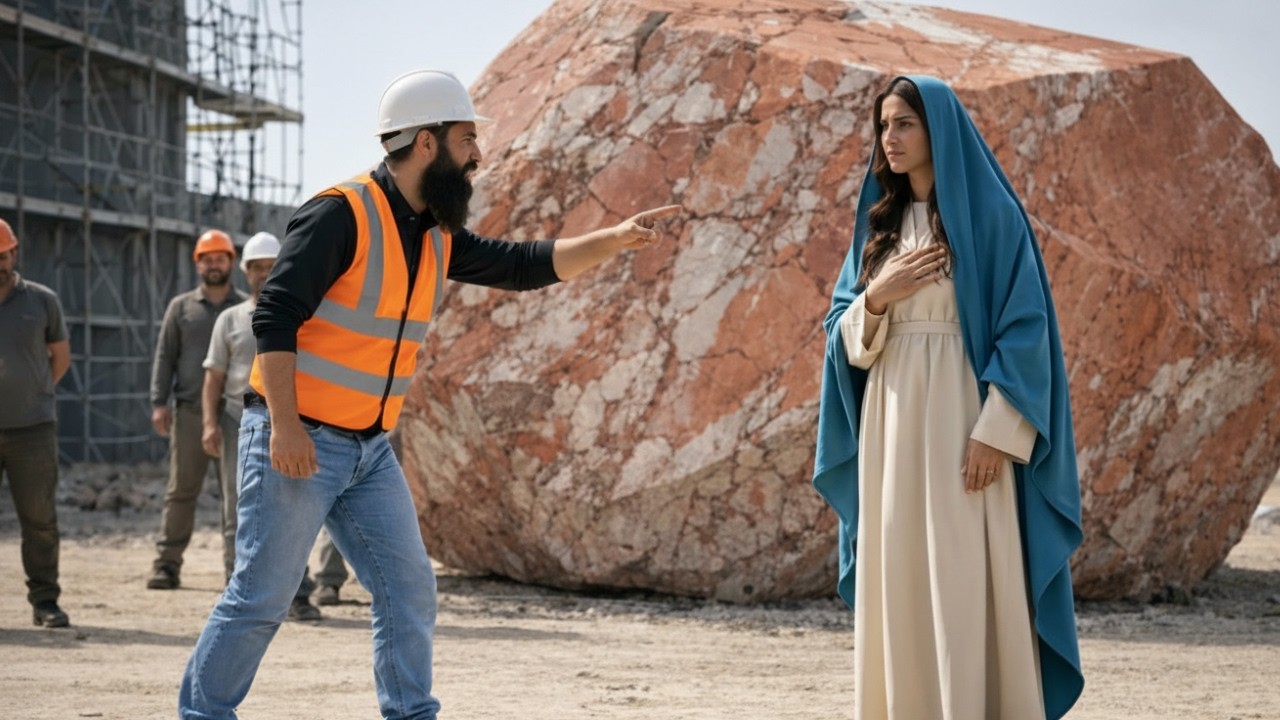 « Personne ne peut déplacer cette pierre » — l’ingénieur l’a défiée, mais la Vierge Marie lui a donn