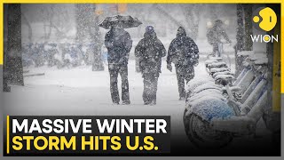 US Winter Storm: Record Snowfall Puts 180 Million in Peril; Thousands of Flights Cancelled | WION