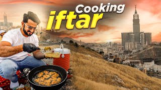 Cooking IFTAR on Mountains of Makkah