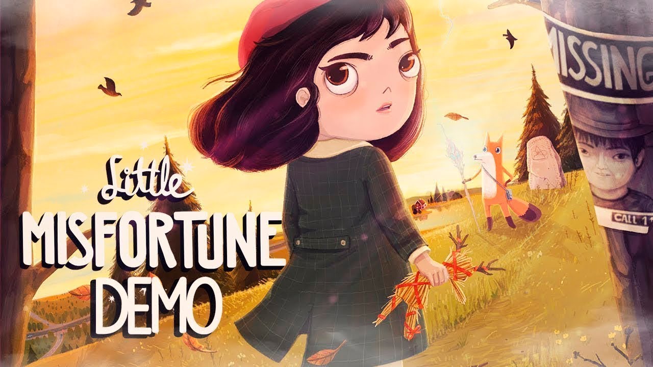 Маленькая неудача ! интересный сюжет ! ◉ Little Misfortune DEMO
