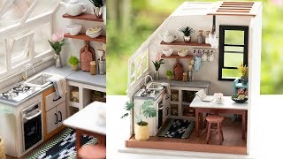 DIY Miniature RoLife Jason's Kitchen Dollhouse Satisfying Relaxing Video