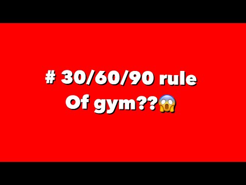 Important Rule Of Gym 30 60 90 Rule Of Gym You Should Know About It Youtube Important Rule Of Gym 30 60 90 Rule Of Gym You Should Know About It Youtube