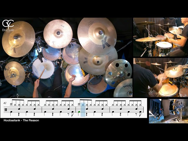The Reason - Hoobastank / Drum Cover By CYC ( @cycdrumusic )  score & sheet music class=