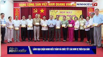 Ninh Kiều: Lãnh đạo quận thăm và chúc Tết các đơn vị trên địa bàn