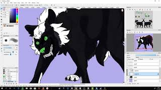 Wolf Speedpaint - Psycho