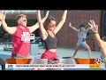 Indiana Fever's Lexie Hull attends Flow and Freeze event