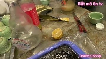 Phân biệt cao ngựa bạch và thường . Nấu cao theo cách thủ công