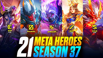 Best Meta Heroes For Solo Rank Push Season 37 | Moba Legends 5v5 Best Heroes Tips, Guide & Tutorial