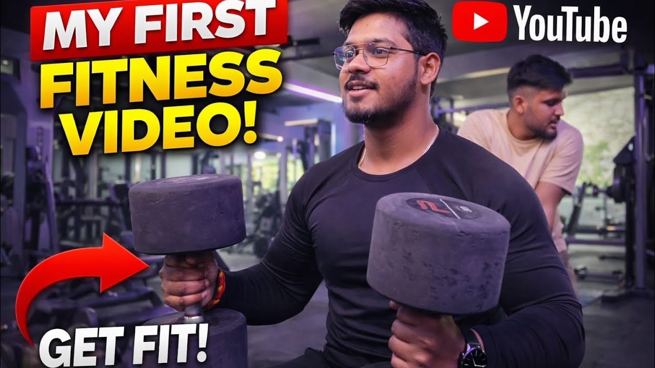 My First Fitness Video | Real Gym Journey Starts📈
