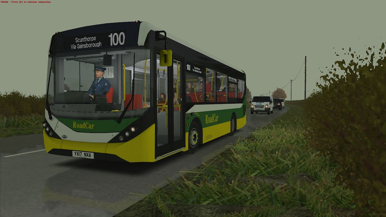 OMSI 2 NEW LONGEST UK ROUTE || 100 to Scunthorpe || Enviro 200MMC || No Commentary || Lincolnshire