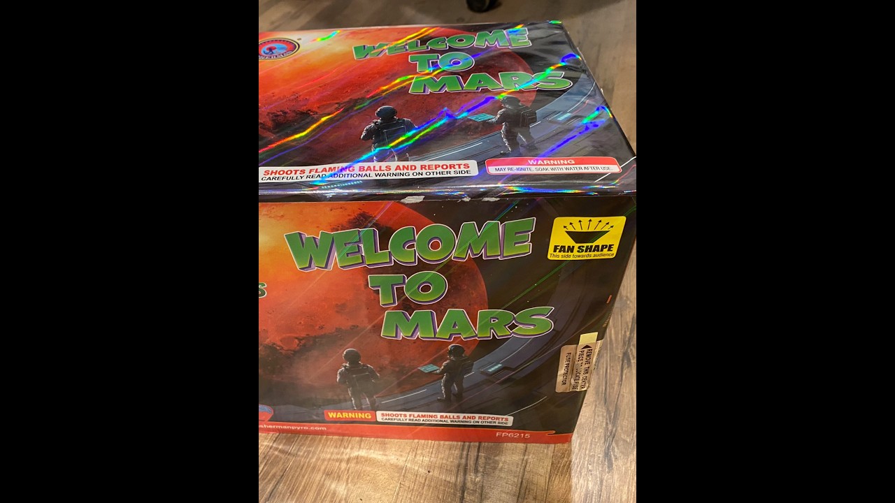WELCOME TO MARS - by Fisherman (500-Gram Aerial Firework)