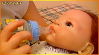 🍼👶👕Мой реборн Яша! Купание, кормление и переодевашки. Сборник лучших серий Video For Kids