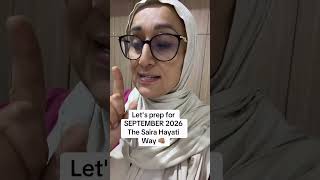 Lets Prep For Sep 2026 . . .